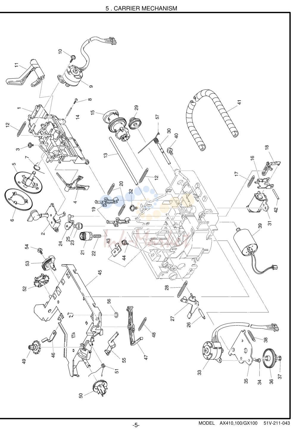 4. 5 . CARRIER MECHANISM