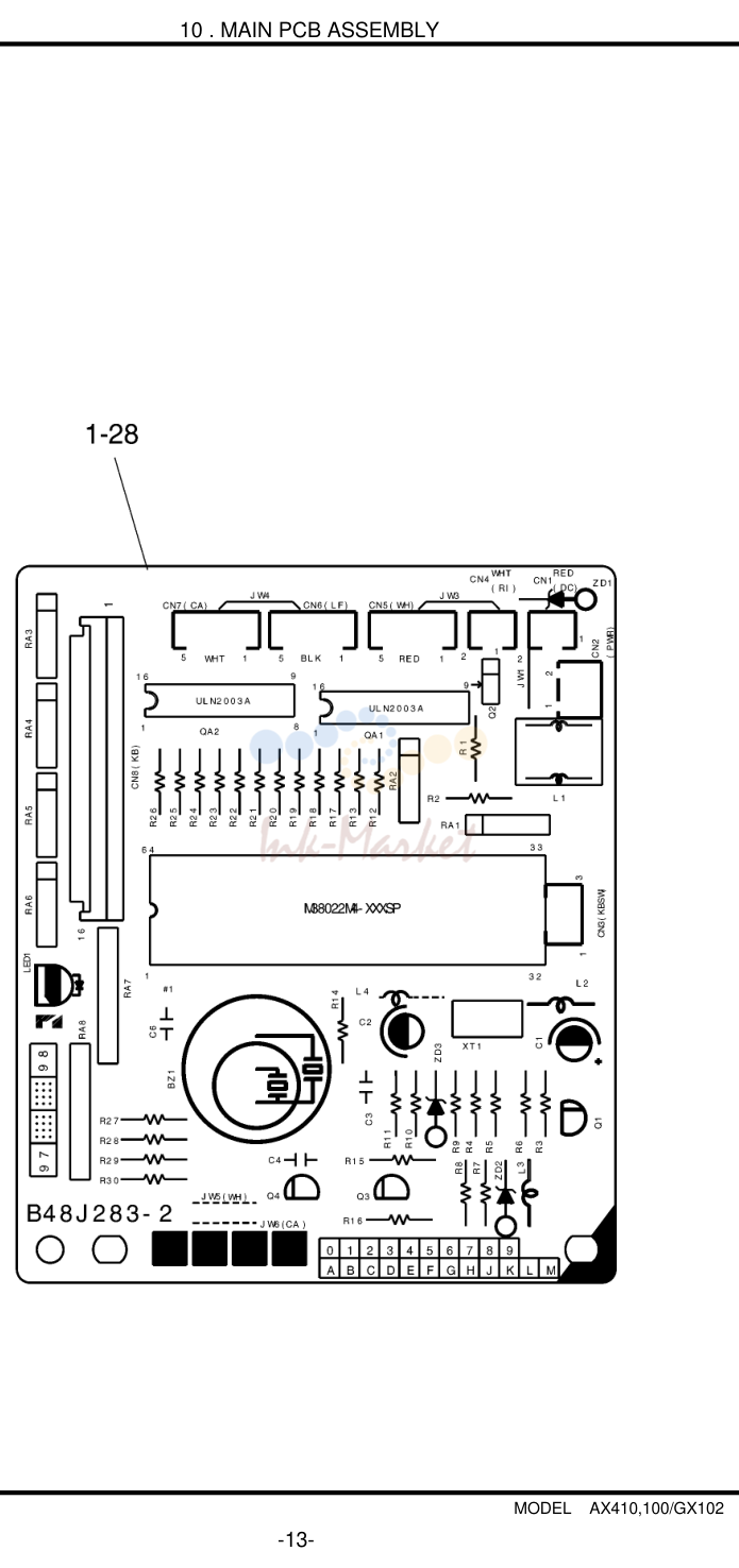 8. 10 . MAIN PCB ASSEMBLY