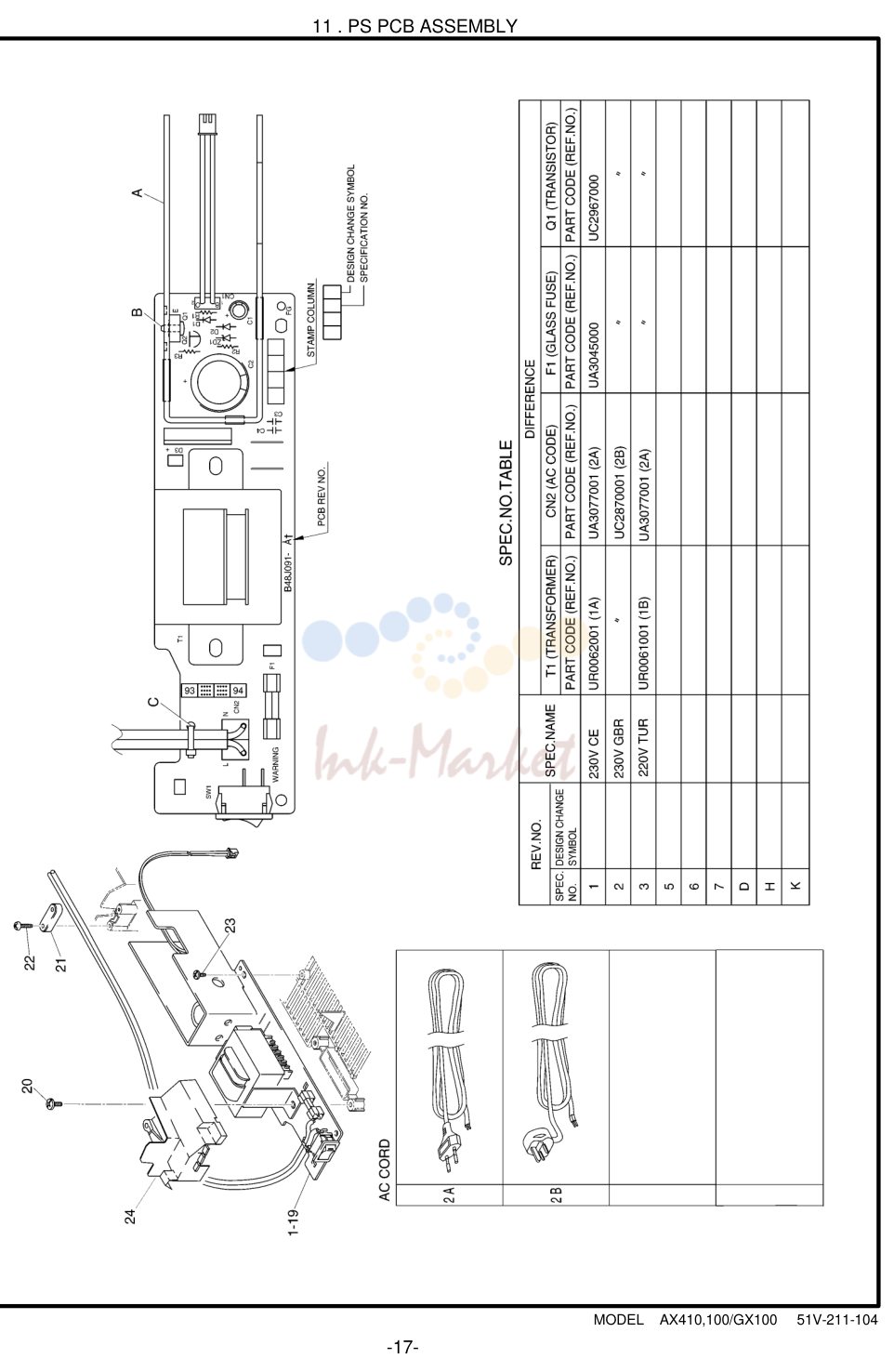 9. 11 . PS PCB ASSEMBLY