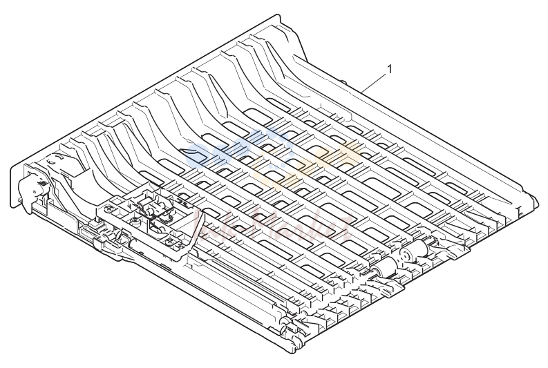 6. 1 D008UH001 1 DUPLEX TRAY (SP) HL-5580D