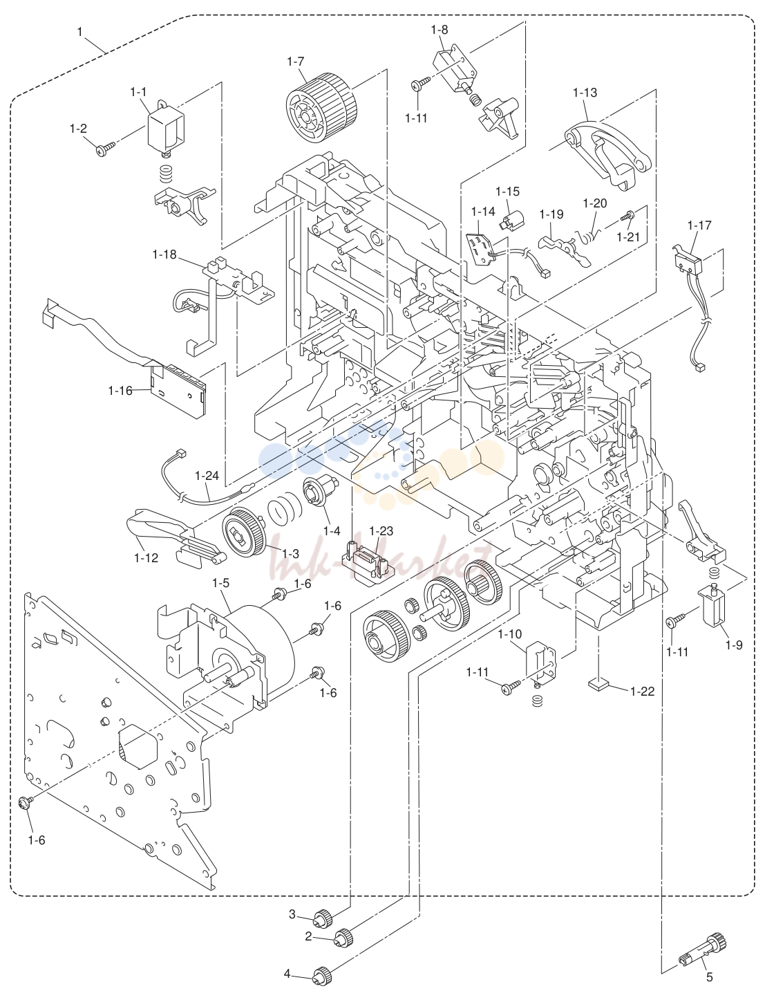 1. FRAME L & D RIVE UNIT