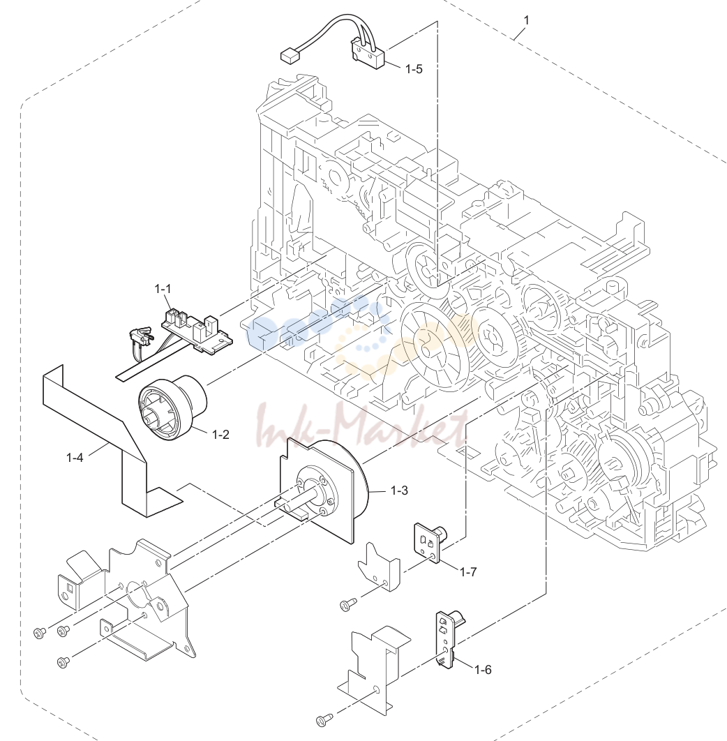 1. FRAME L&DRIVE UNIT