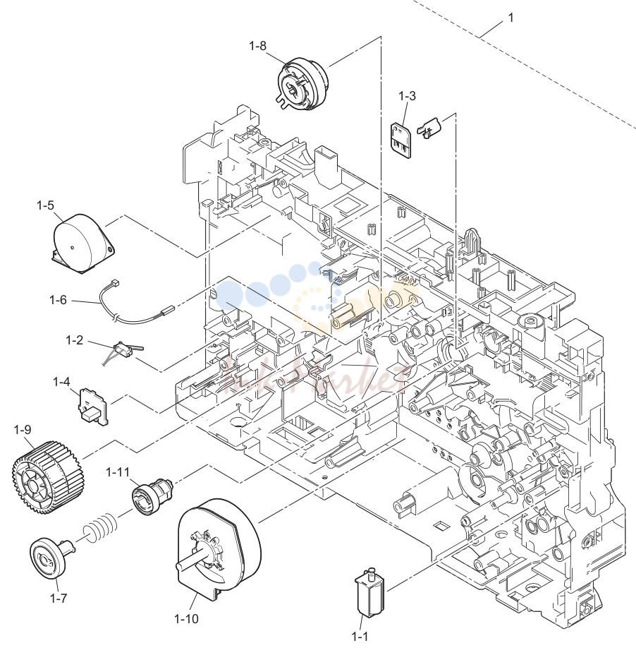 1. FRAME L DRIVE & DRIVE UNIT
