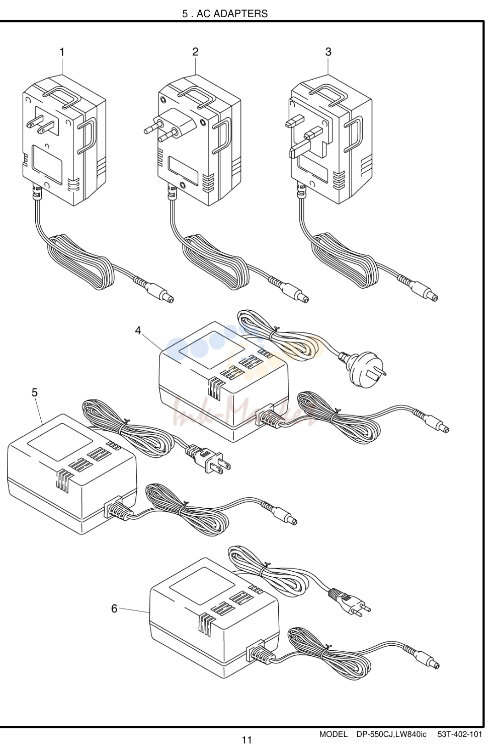 6. 5 . AC ADAPTERS