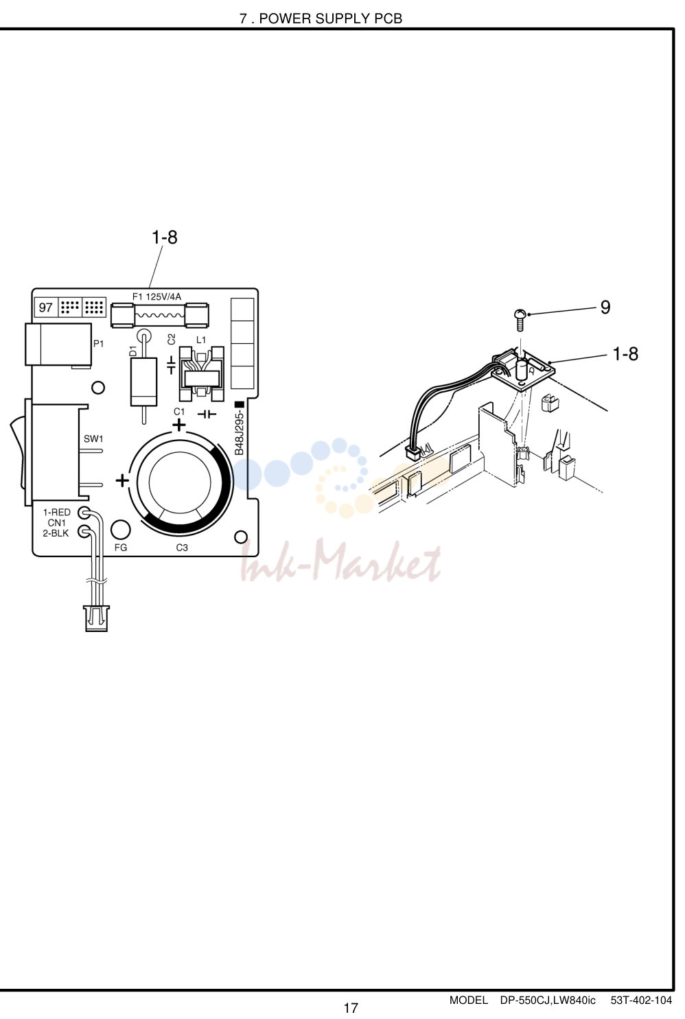 8. 7 . POWER SUPPLY PCB
