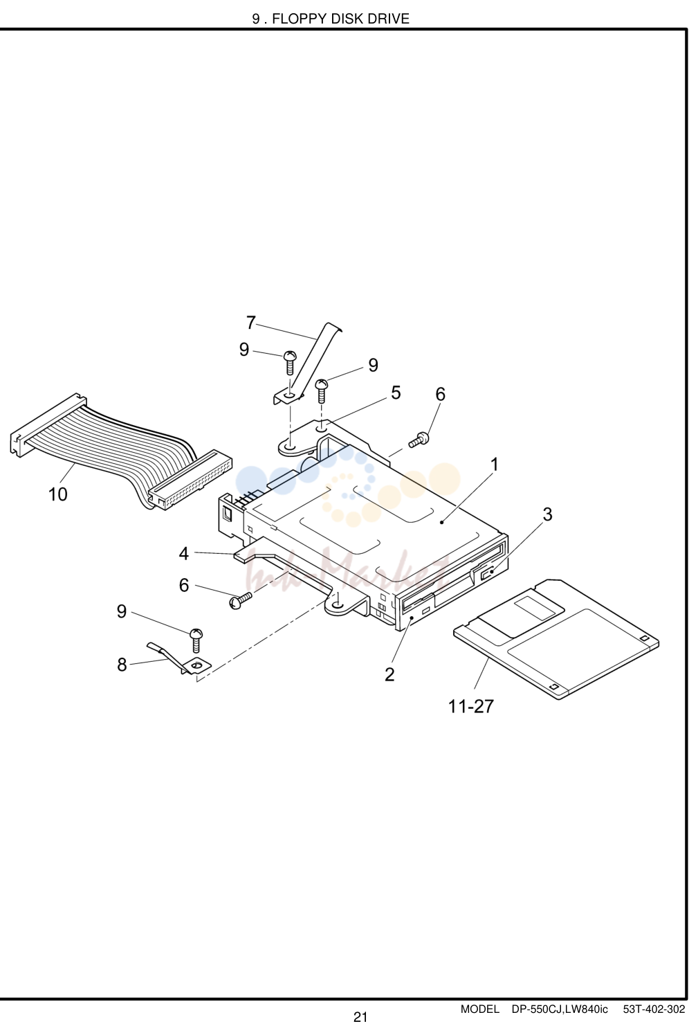 10. 9 . FLOPPY DISK DRIVE