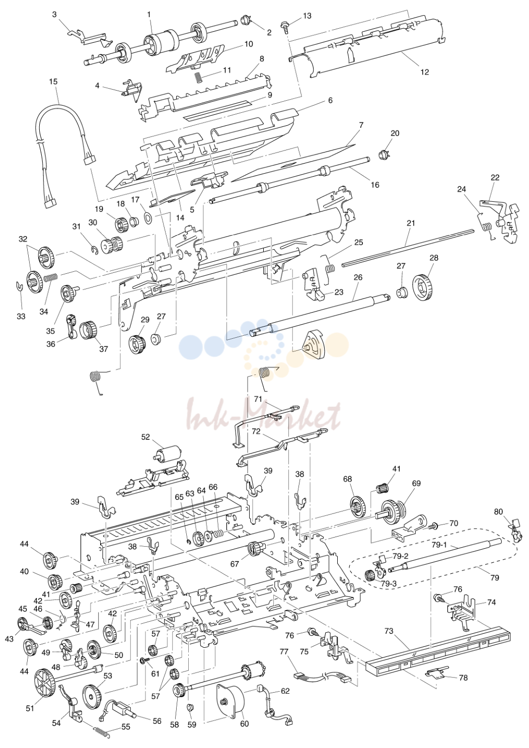 PLATEN рама & основная рама ATTACHMENT