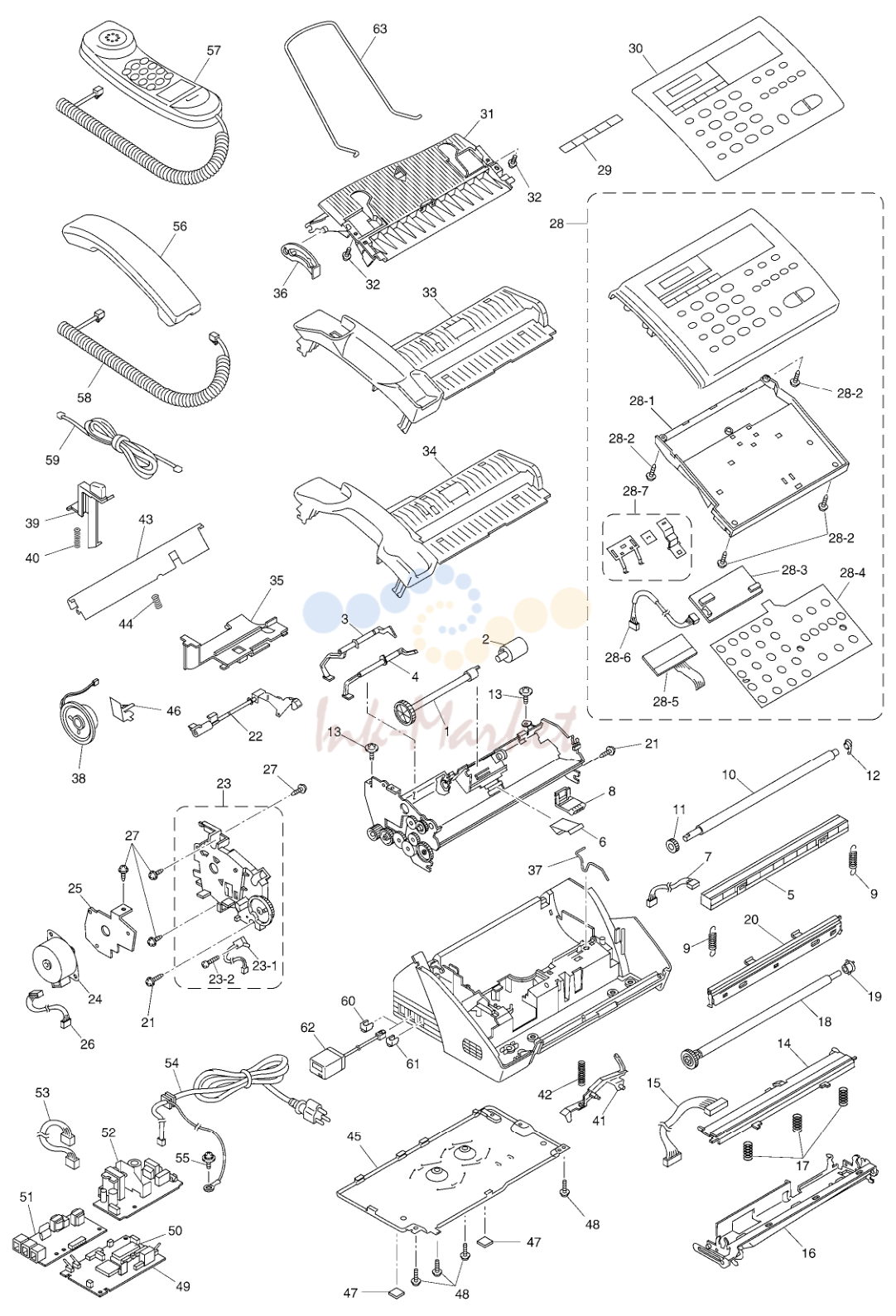 1. 1 UF6612000 1 SEPARATION ROLLER GEAR