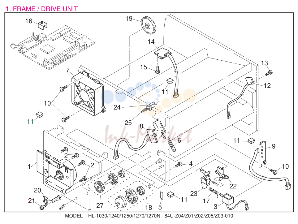 2. FRAME / DRIVE UNIT
