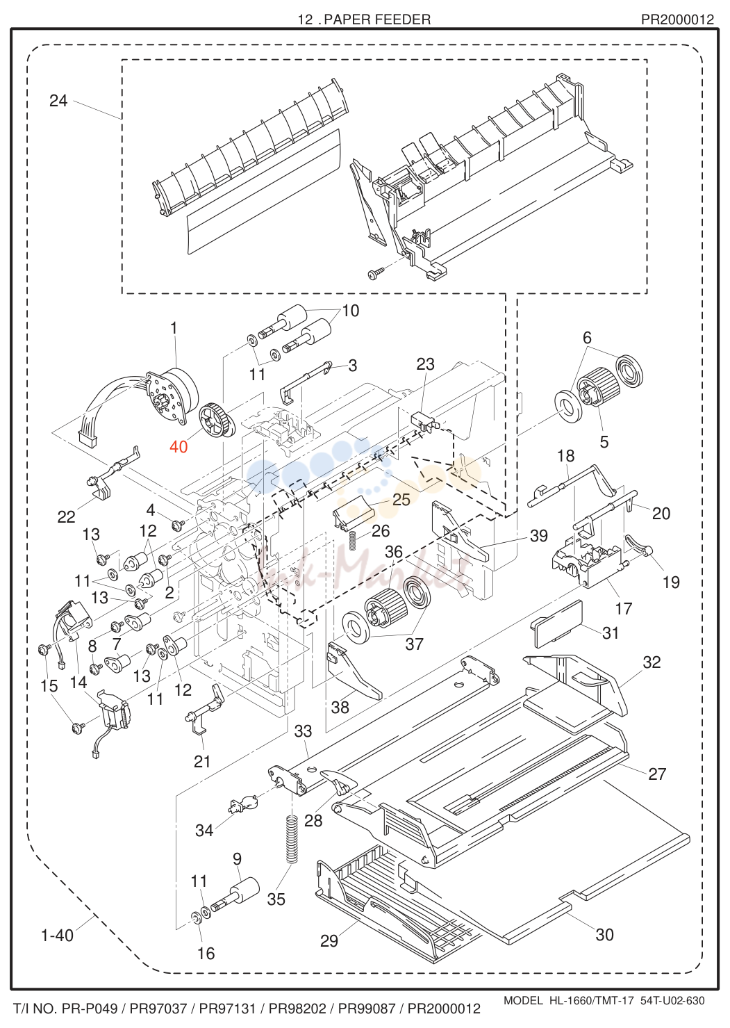6. 12 . PAPER FEEDER PR2000012