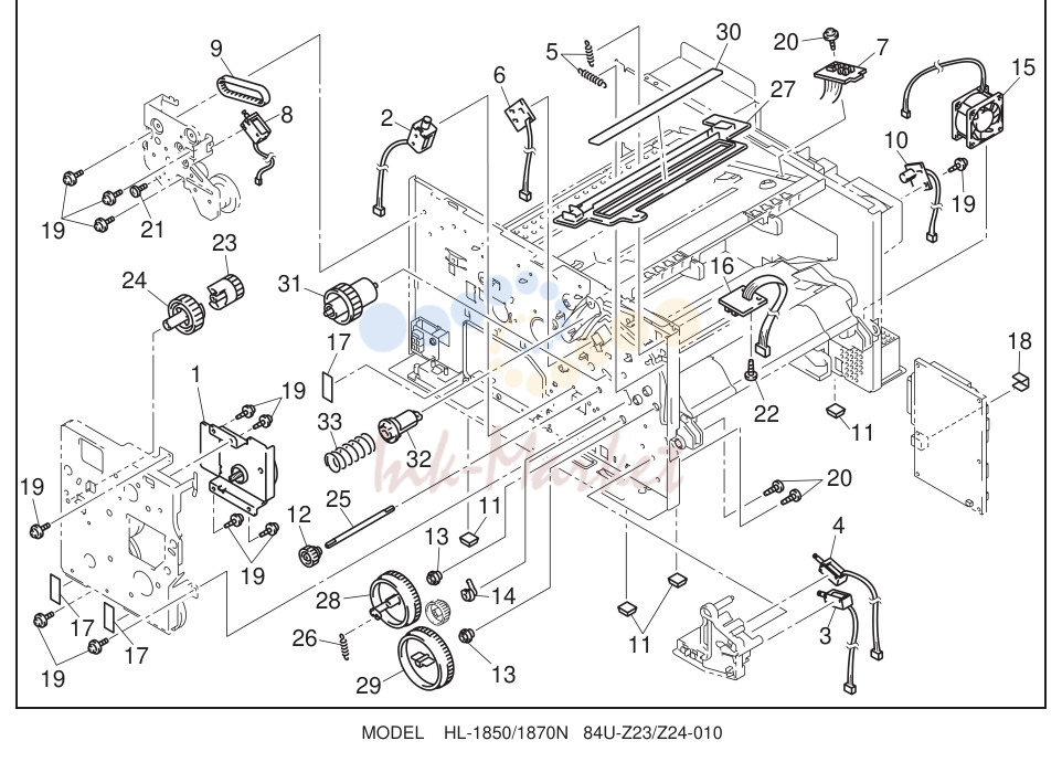 2. FRAME / DRIVE UNIT