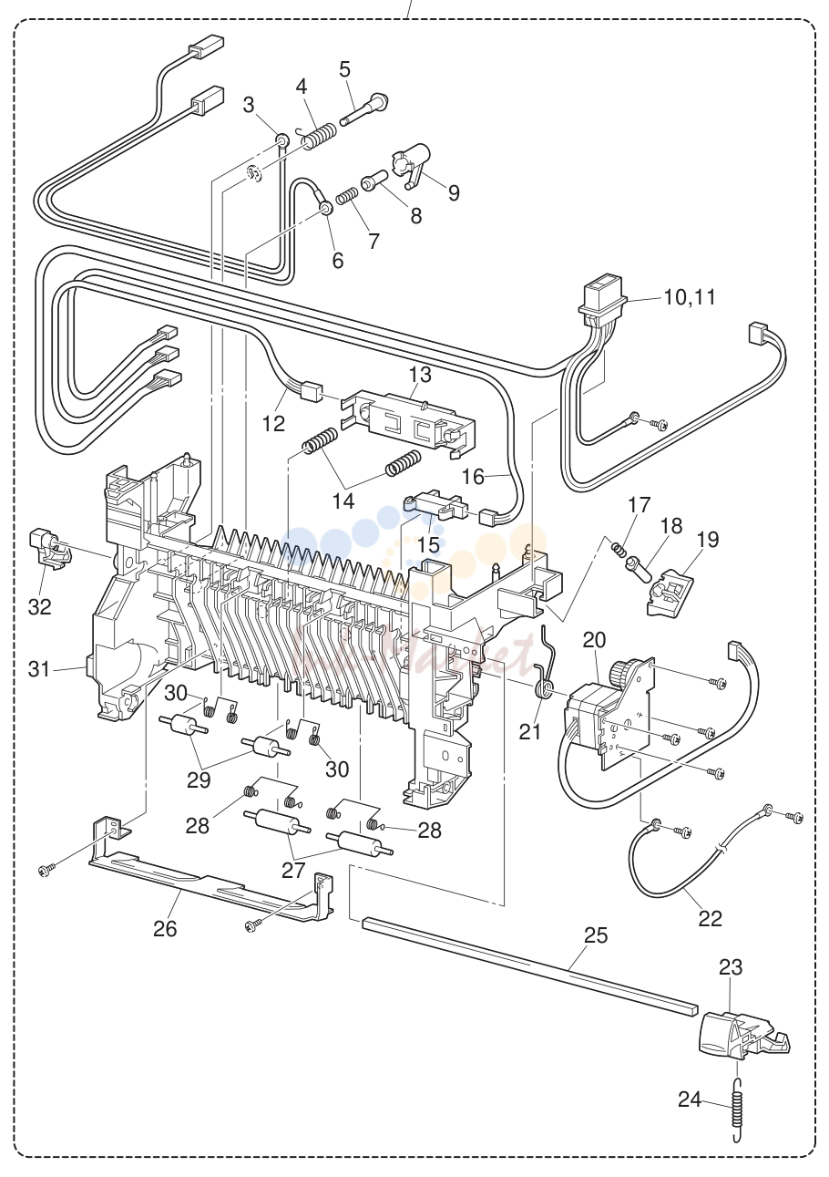 8. CHUTE ASSY IN