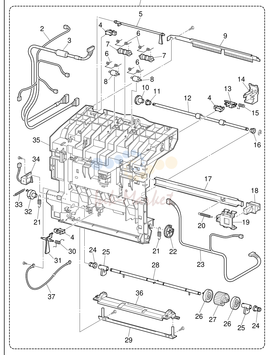 9. CHUTE ASSY OUT