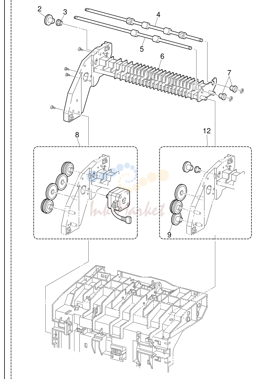 10. CHUTE ASSY EXIT
