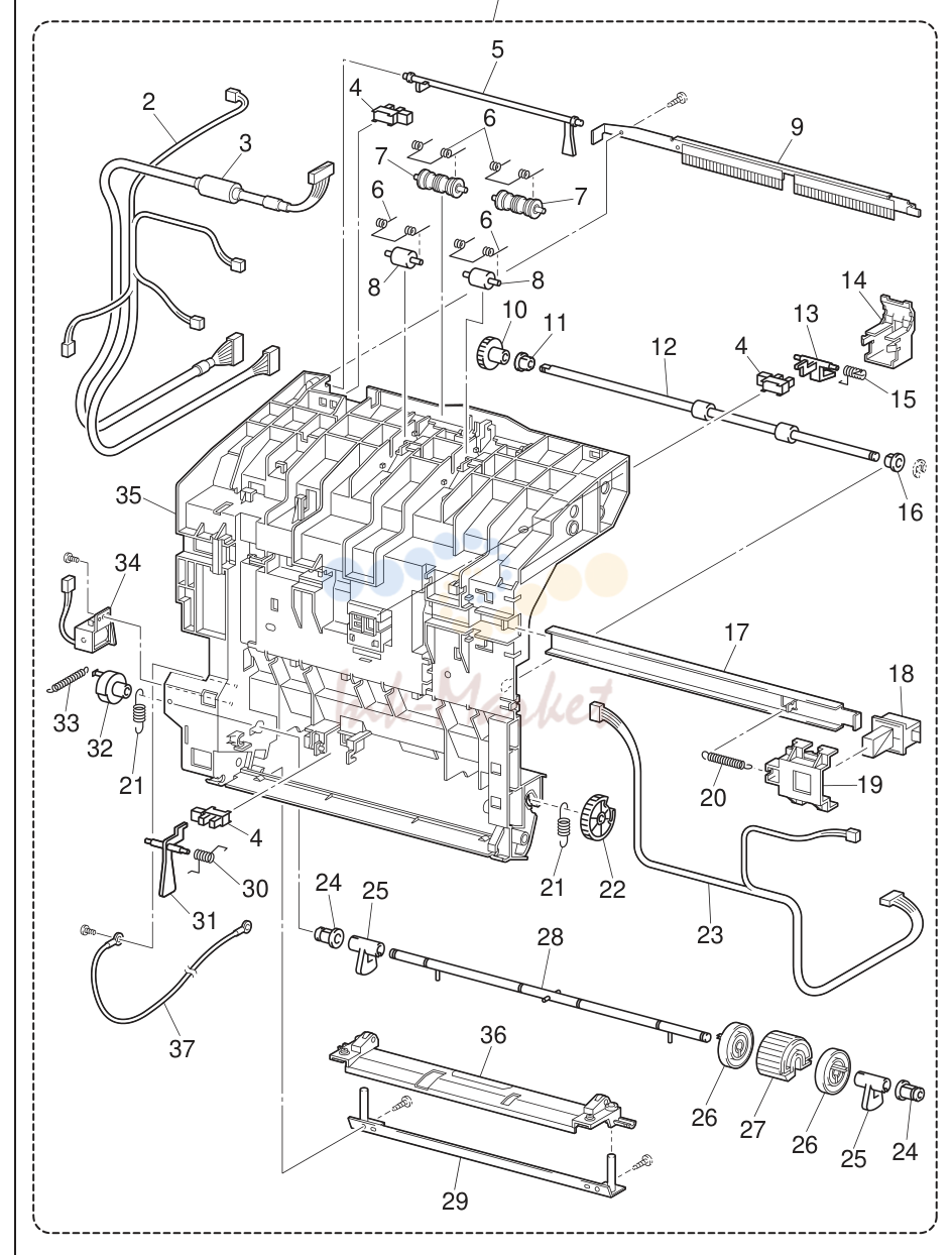 9. CHUTE ASSY OUT