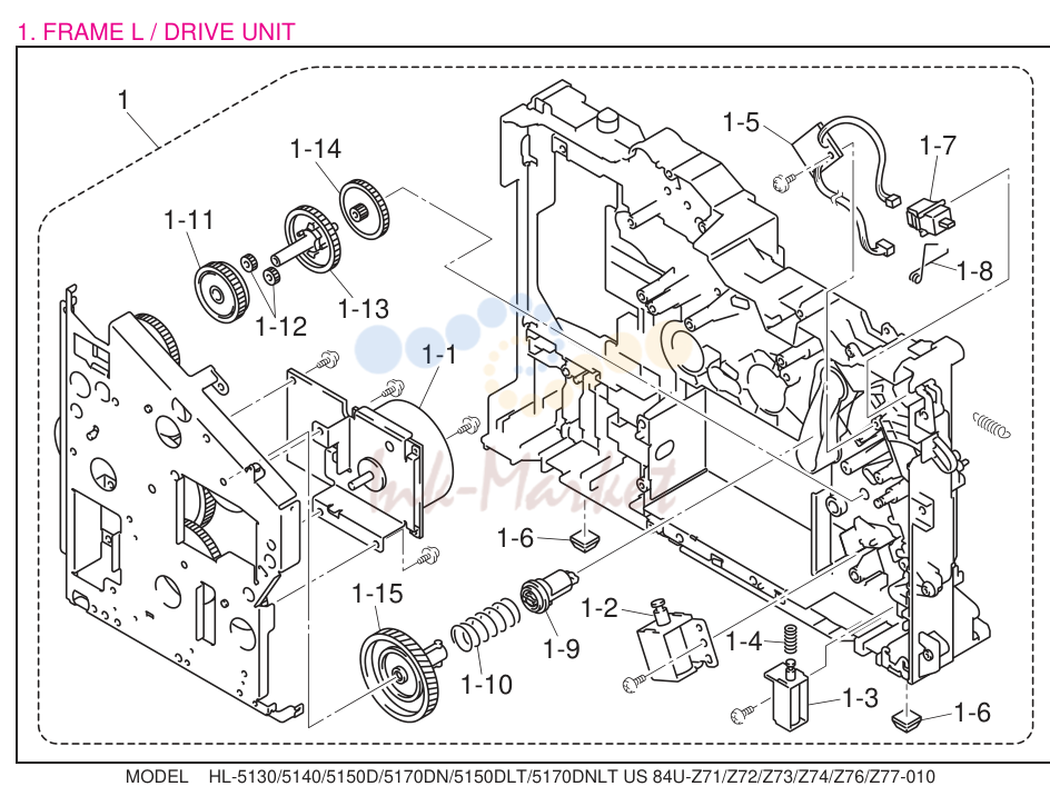2. FRAME L / DRIVE UNIT