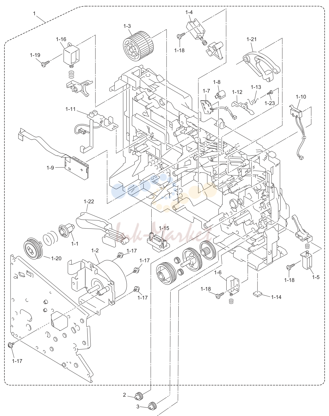 1. FRAME L&DRIVE UNIT