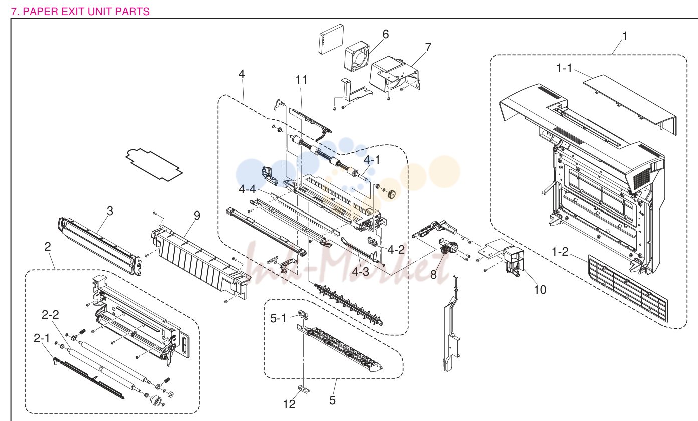 6. PAPER EXIT UNIT PARTS