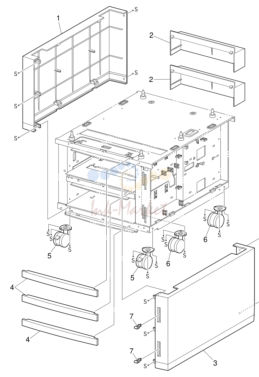 3. 2 TRAY MODULE (LOWER TRAY)