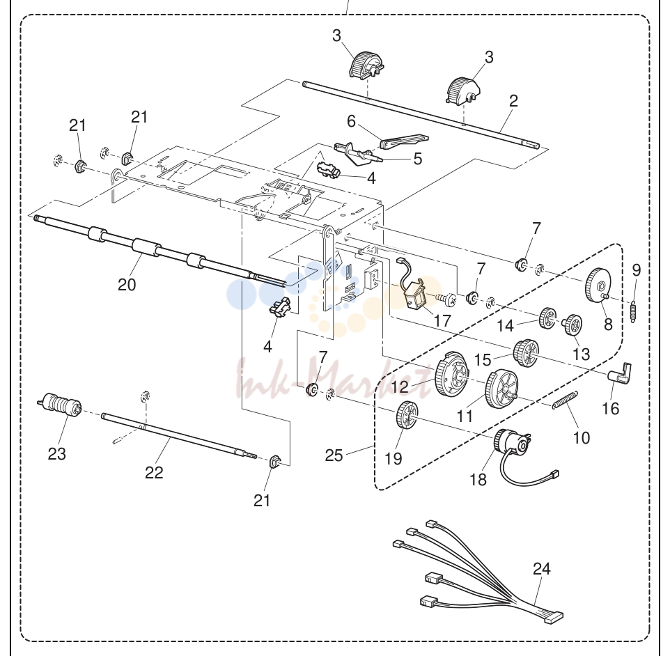 5. 2 TRAY MODULE (LOWER TRAY) TRAY 2 & 3
