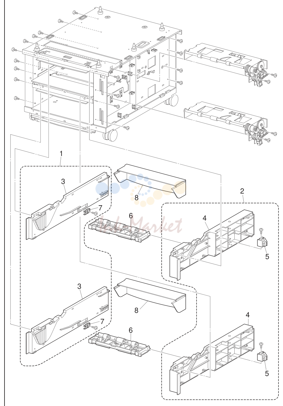 4. 2 TRAY MODULE (LOWER TRAY)