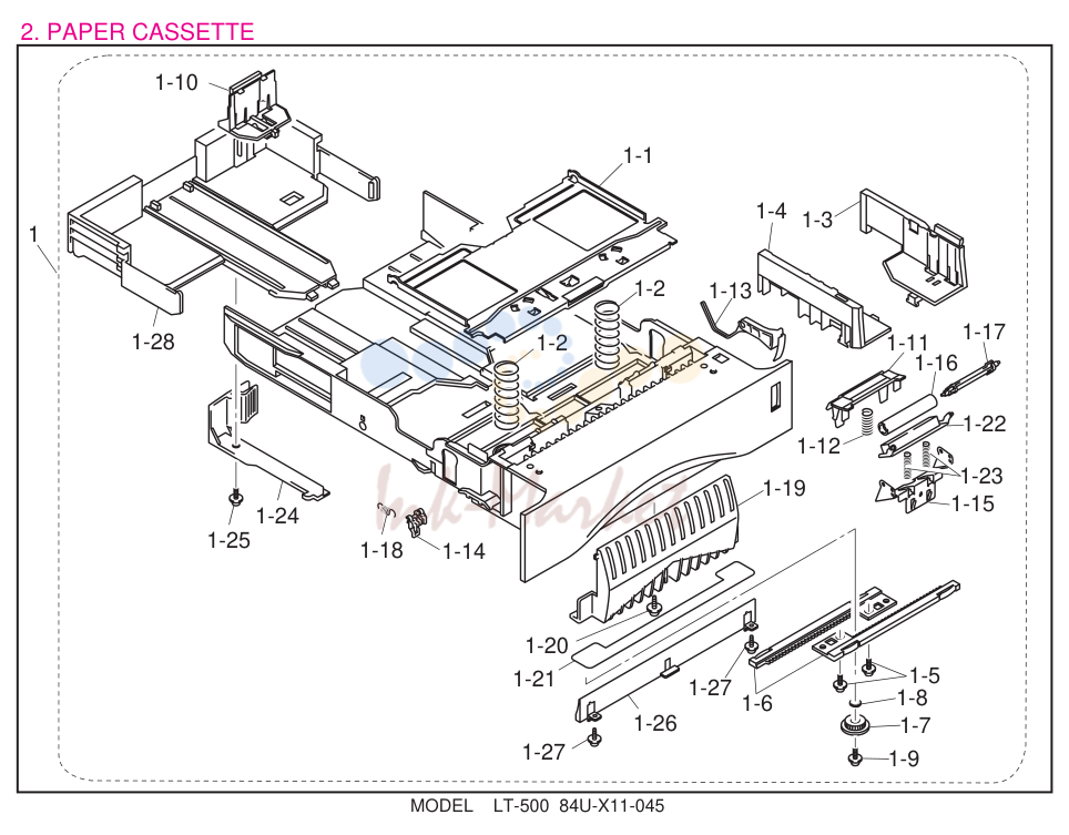 1. LOWER TRAY PCB
