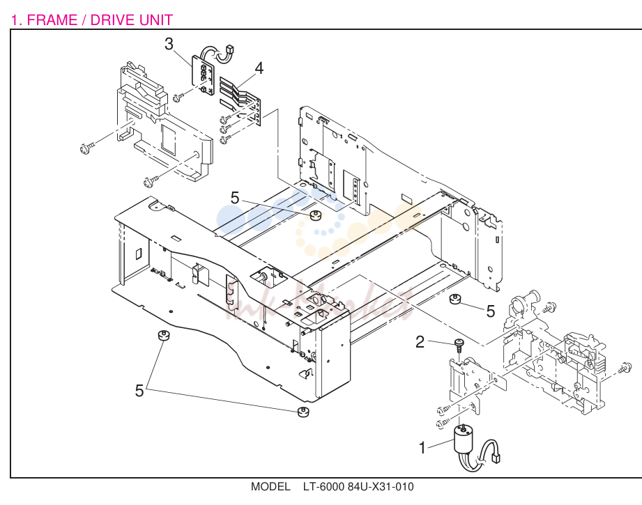 2. FRAME / DRIVE UNIT