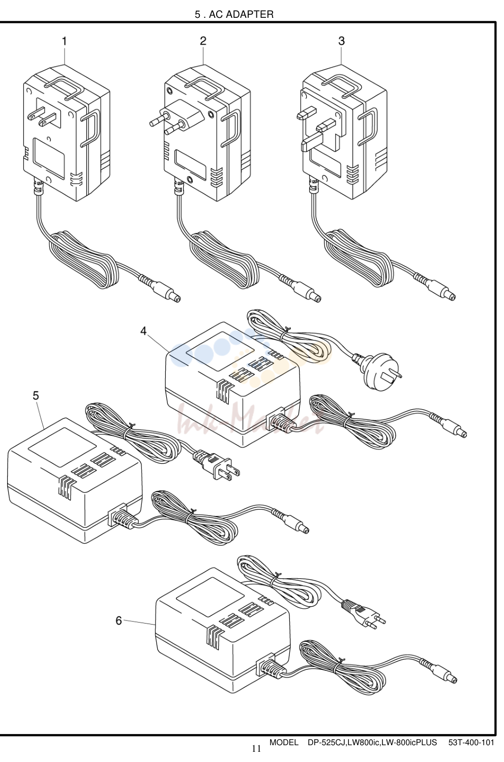 6. 5 . AC ADAPTER