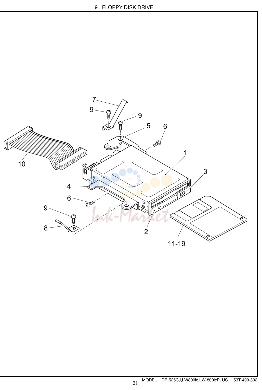 10. 9 . FLOPPY DISK DRIVE