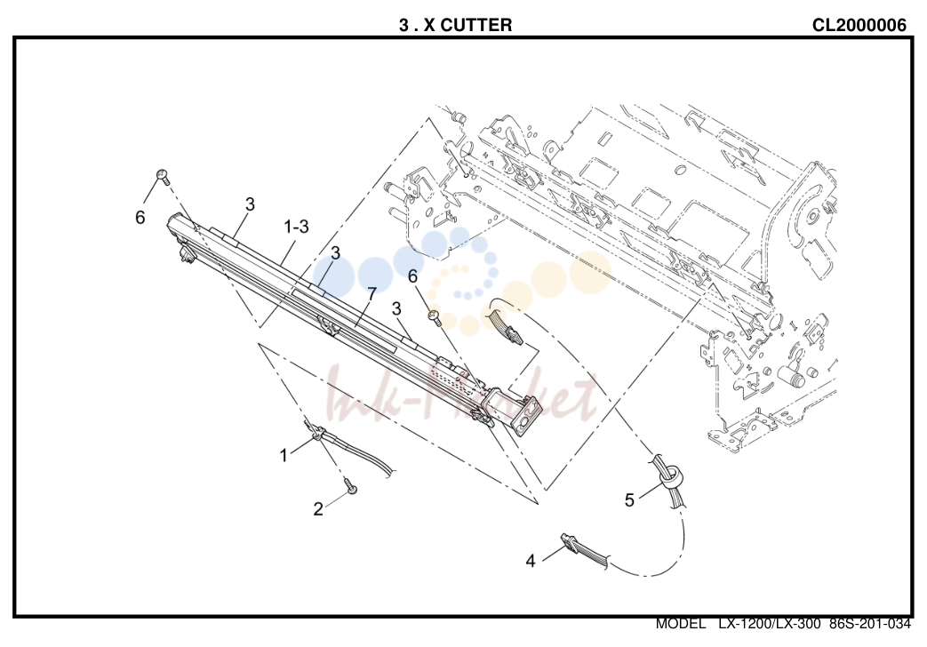 3. 3 . X CUTTER CL2000006