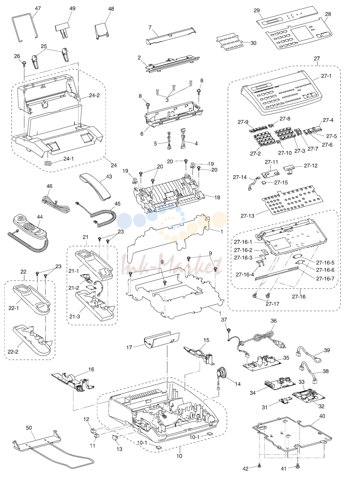 1. 1 1. PLATEN FRAME & MAIN FRAME ATTACHEMENT