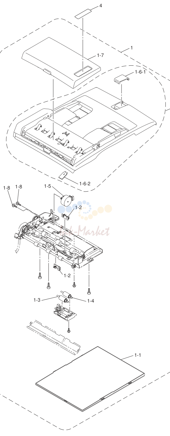 1. List1(ADF) DCP540CN/FAX2480C/FAX2580C/