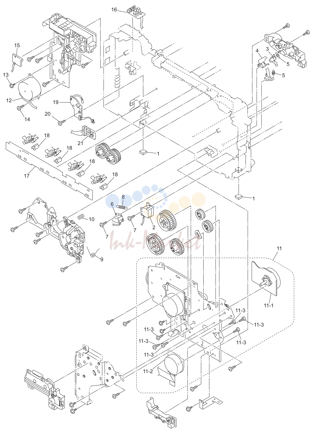 2. FRAME L & DRIVE UNIT