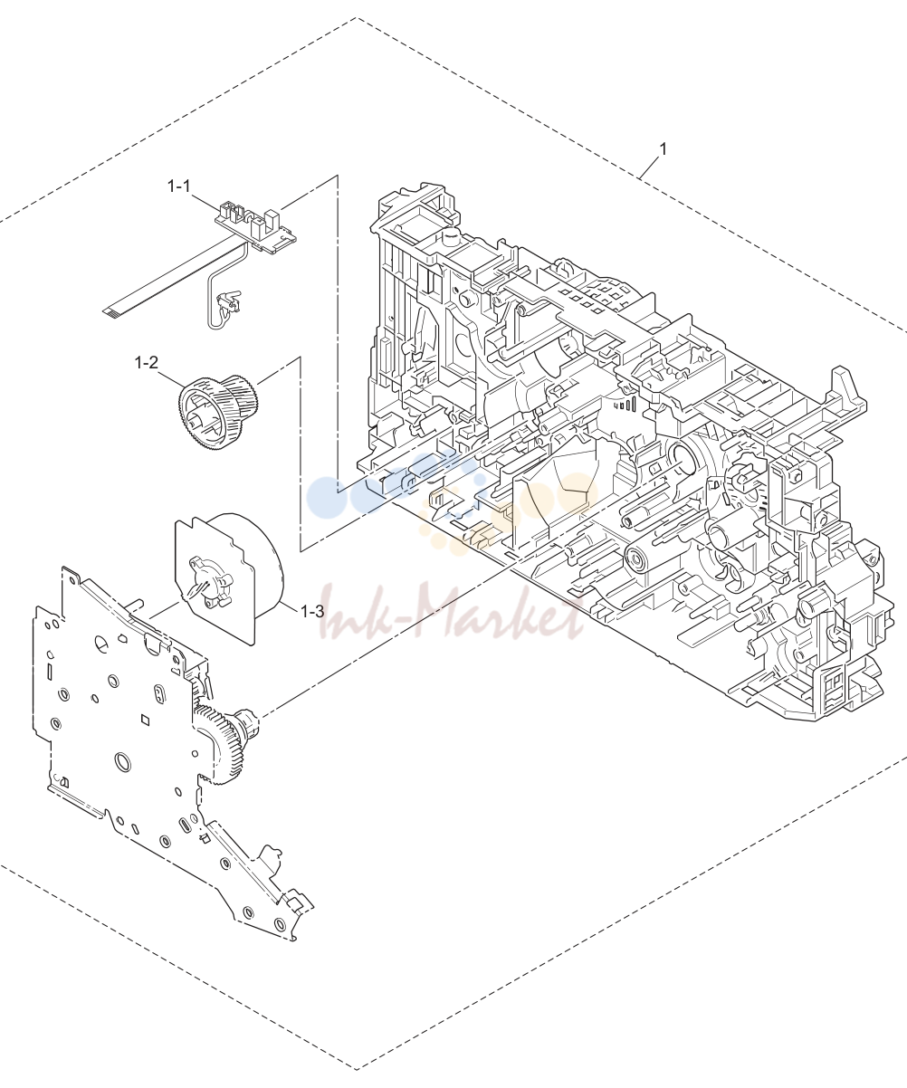 1. FRAME L & DRIVE UNIT