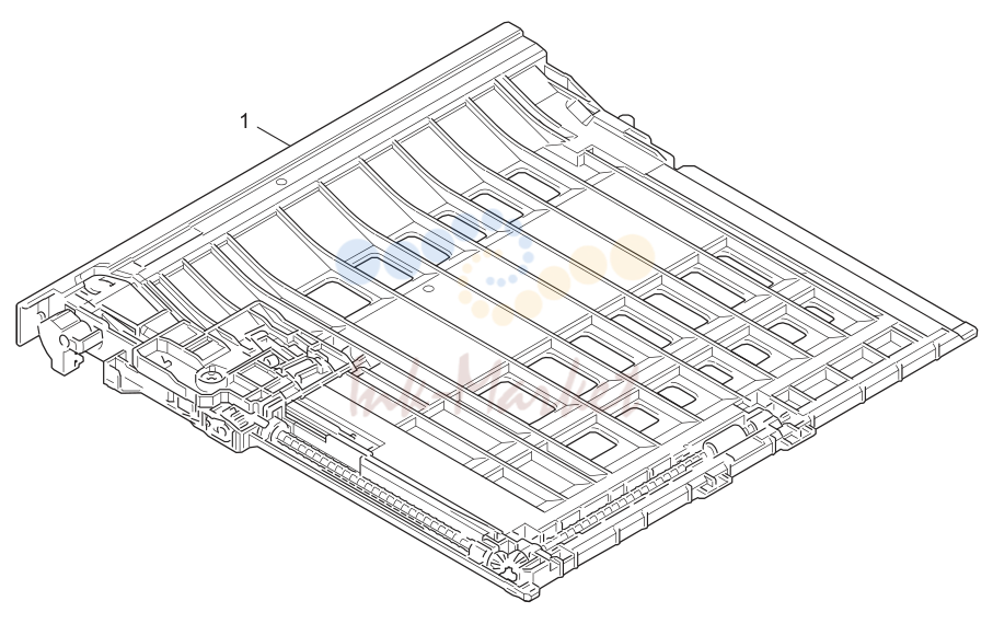 3. 1 LJB536011 1 DUPLEX TRAY HL-2260D CHG