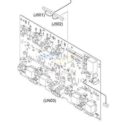 34. Figure 981 2ND TRANSFER H.V. PCB ASSEMBLY
