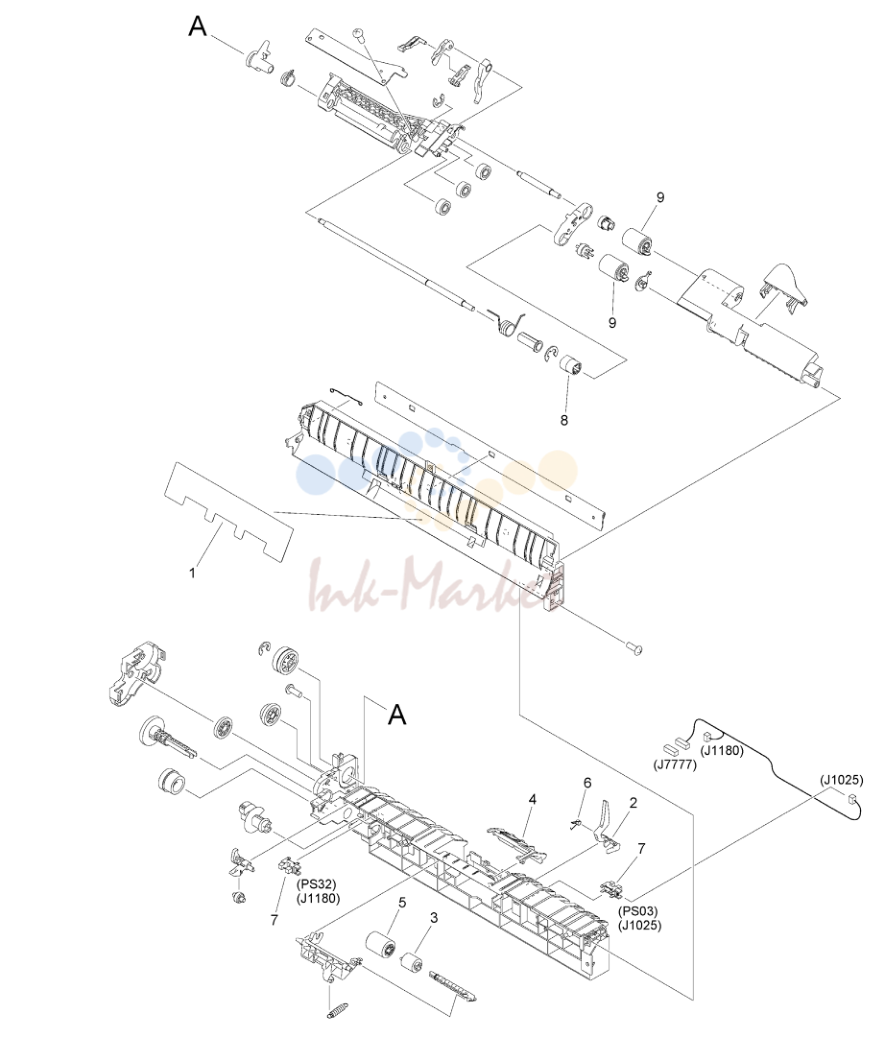 24. Figure 331 MULTI PAPER PICK-UP ASSEMBLY