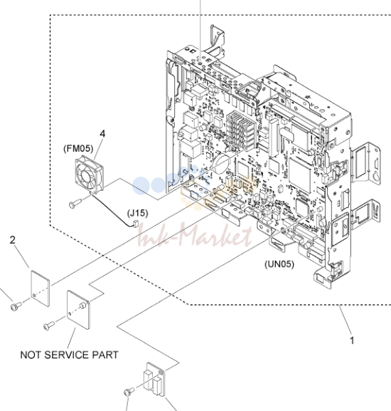 31. Figure 930B MAIN CONTROLLER PCB ASSEMBLY (C3725)