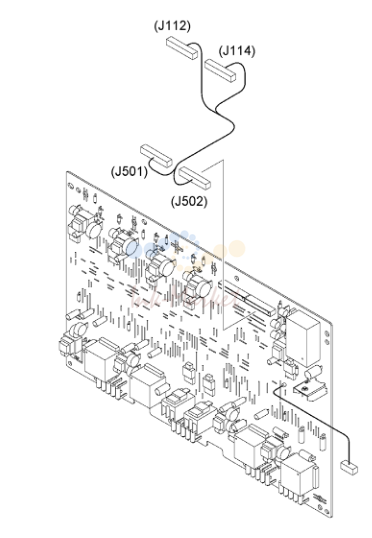 33. FFiigguurree 998811 2ND TRANSFER H. V. PCB ASSEMBLY