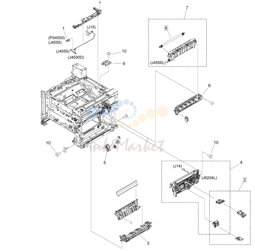 9. FFiigguurree 110033 INTERNAL COMPONENTS 3