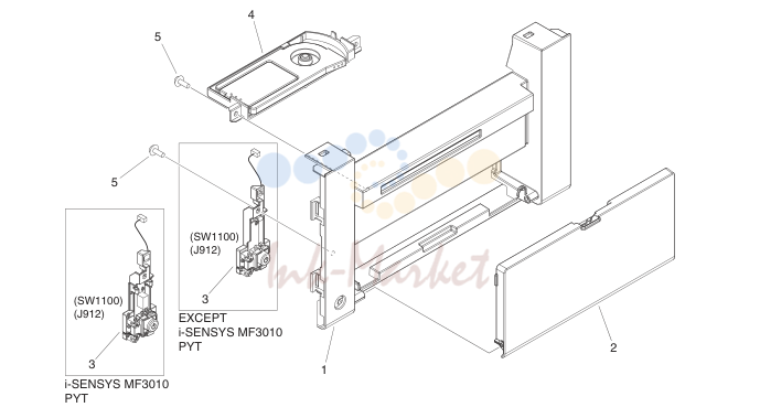 4. NPN RF FRONT COVER ASSEMBLY