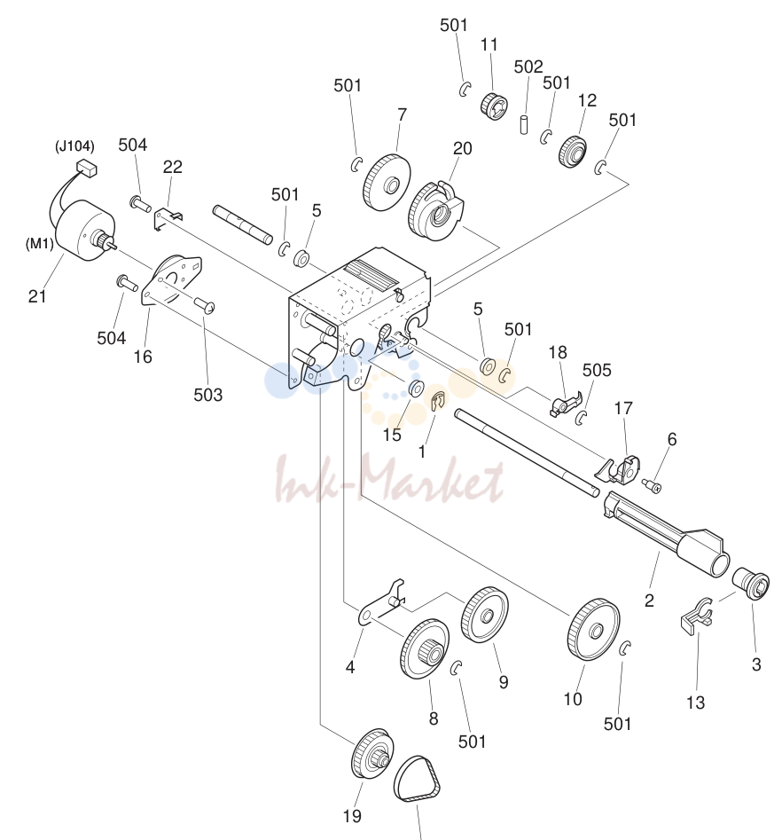 5. SEPARATION DRIVE ASSEMBLY