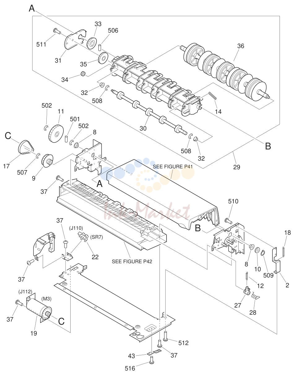 10. REVERSE DELIVERY ASSEMBLY (1/2)