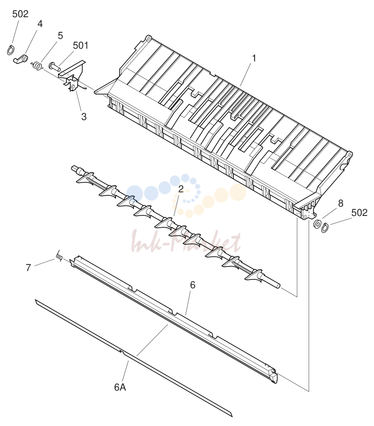 8. UPPER PAPER GUIDE ASSEMBLY