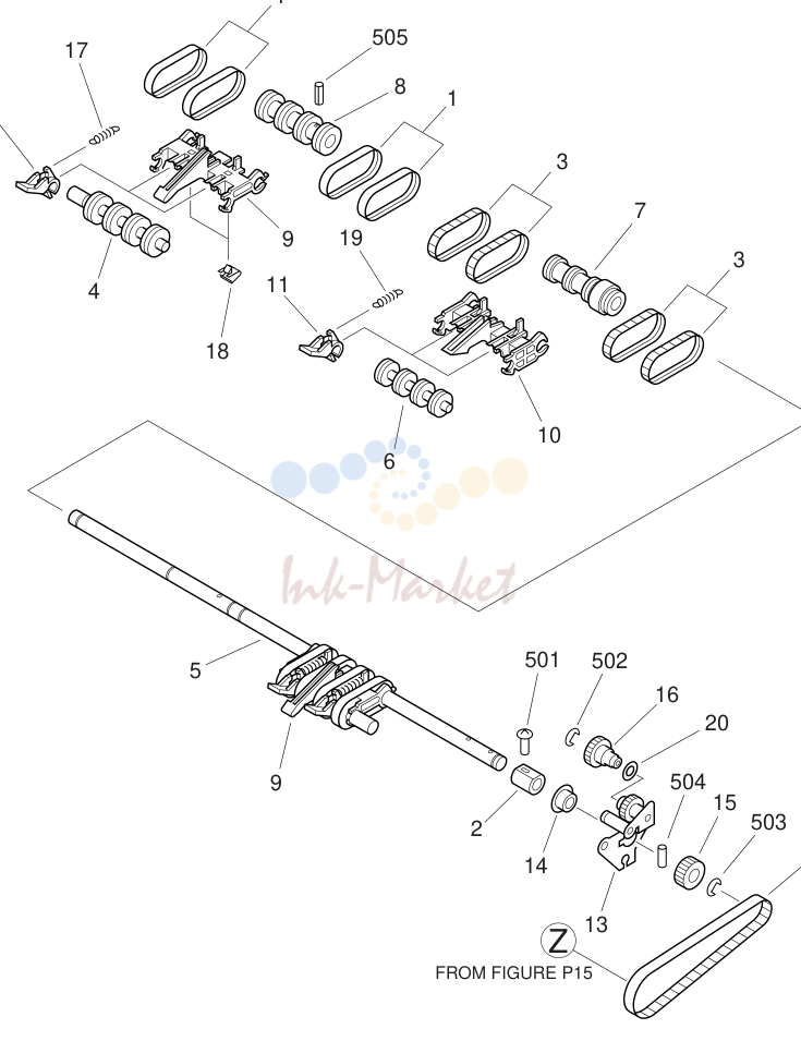 11. PAPER SEPARATION ASSEMBLY