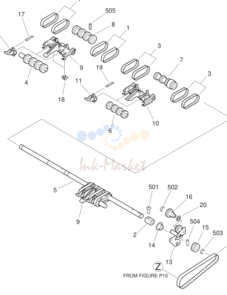 10. PAPER SEPARATION ASSEMBLY