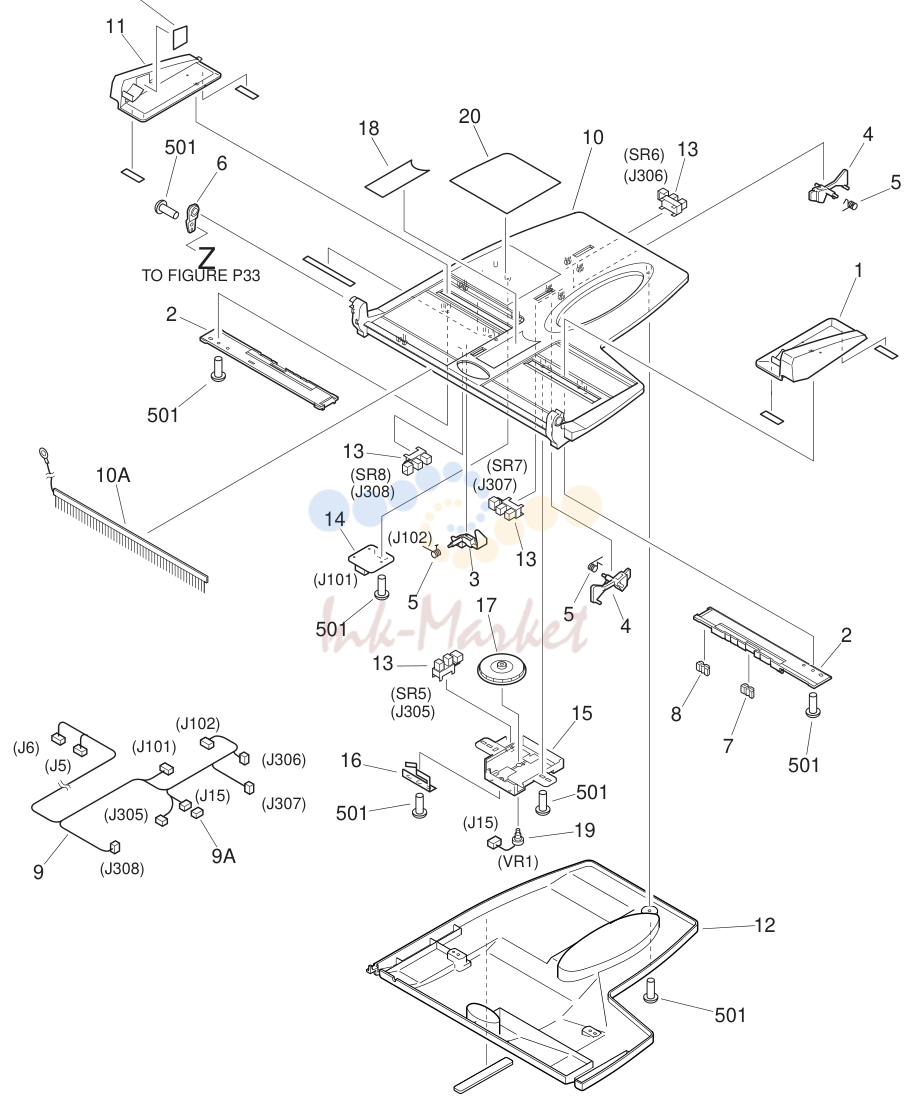 3. DOCUMENT TRAY ASSEMBLY