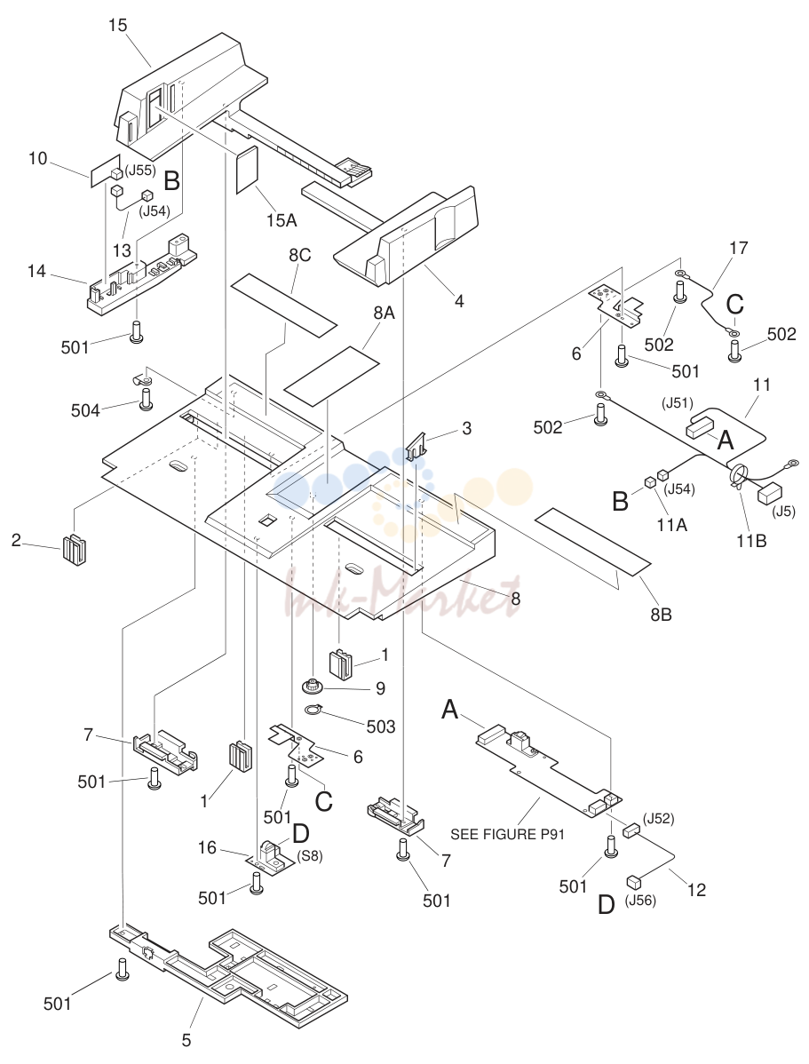 3. PICK-UP TRAY ASSEMBLY