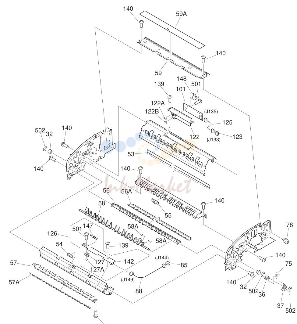 4. PAPER PICK-UP ASSEMBLY (1/4)