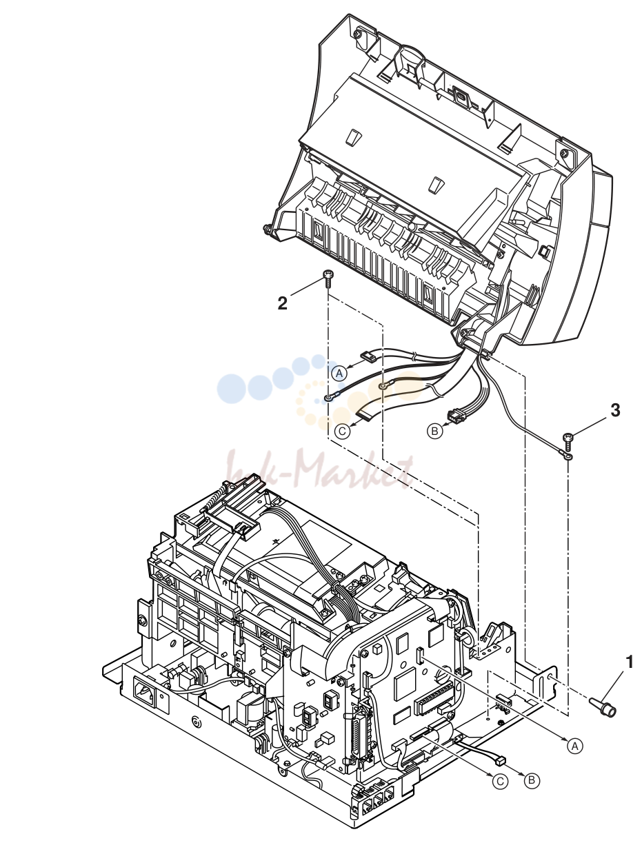 3. FAX-L200/L240/L280/L290 2.PARTS LAYOUT & PARTS LIST